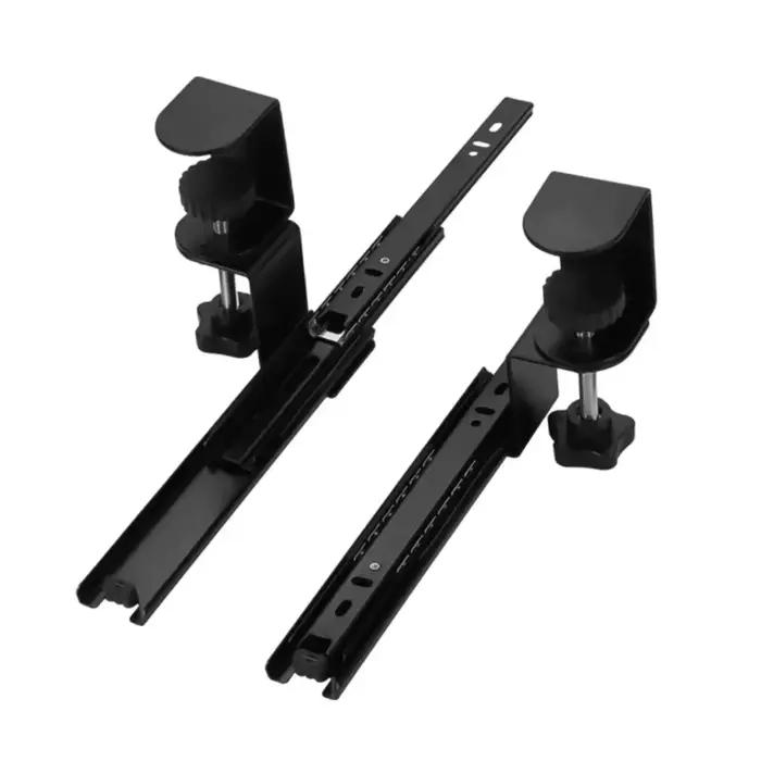 Support de clavier coulissant multifonction sans perçage, facile à installer et réglable