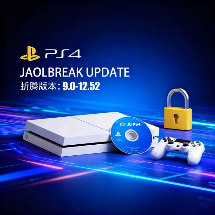 Disque PS4 Jailbreak - Botte tout-en-un à 1 clic pour FW 9.0-12.52 - Aucun PC nécessaire! Jouer aux 