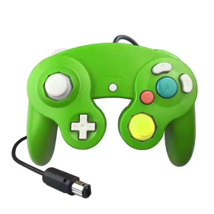 Contrôleur de jeu filaire pour GameCube NGC, manette de jeu filaire à bouton unique pour Console de 