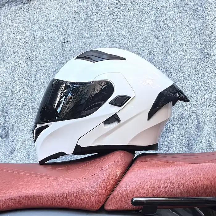 Casque de moto intégral pour hommes et femmes, pare-soleil, général
