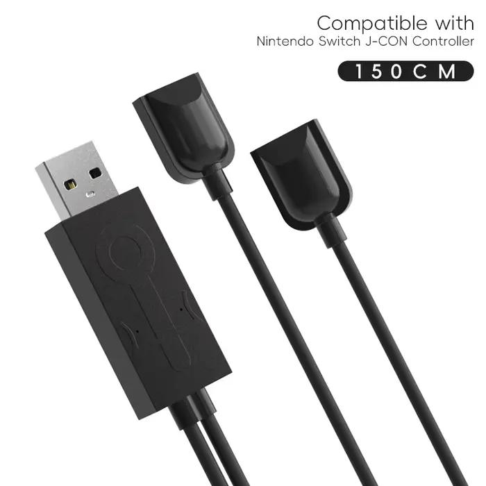 Câble de chargeur pour contrôleur de commutateur 2 en 1, câble de chargement Joy pad pour interrupte