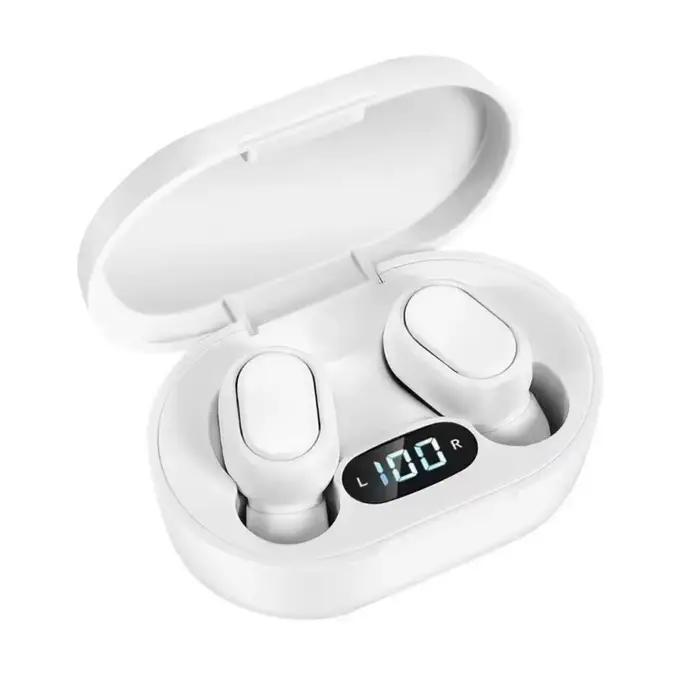 Écouteurs sans fil E6S à réduction de bruit, casque Bluetooth TWS avec micro HD, son basses profonde