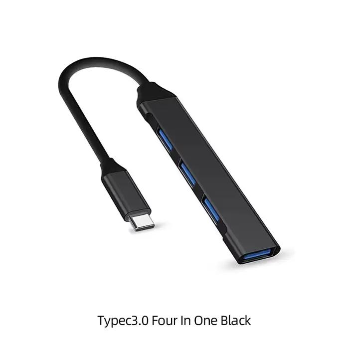Hub USB 3.0 Hub USB 4 ports haute vitesse Type c séparateur 5Gbps pour accessoires informatiques HUB