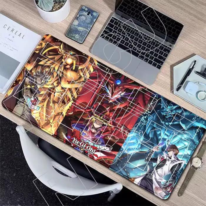 XXL Yu-Gi-Oh! Tapis de souris pour compétition de jeu, avec bords cousus, tapis de bureau, accessoir