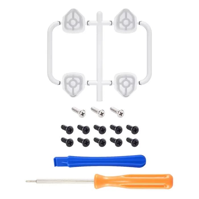 EXtremeRate-lèvent DSub fendus ergonomiques, boutons SDP, boutons DSub indépendants clairs pour PS5,