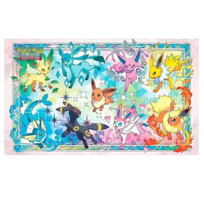 Tapis de jeu Pokemon 18 Styles-Pikachu Gengar Umbreon ronflement bricolage tapis de combat PTCG anti