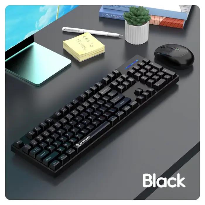Ensemble clavier et souris sans fil Shipadoo Gaming, accessoires de bureau pour ordinateur portable 