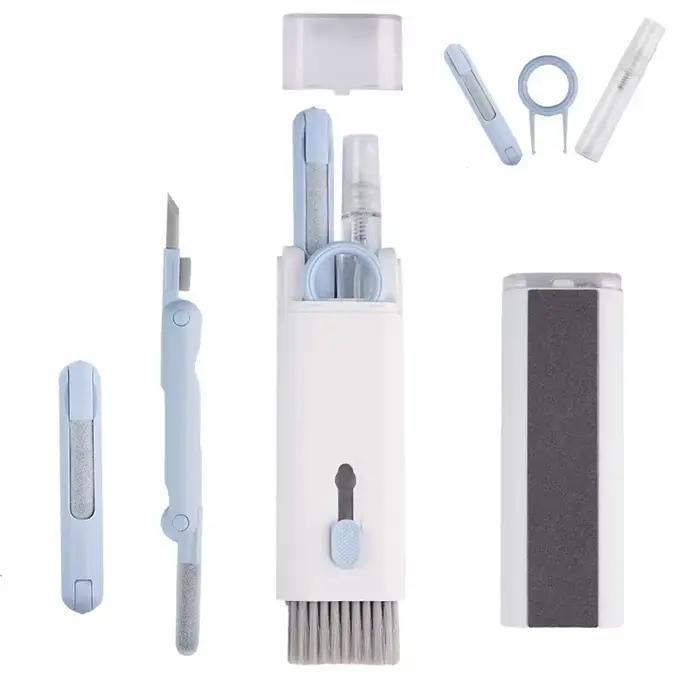 Kit de nettoyage de clavier 7 en 1, nettoyeur pour ordinateurs portables avec extracteur de capuchon
