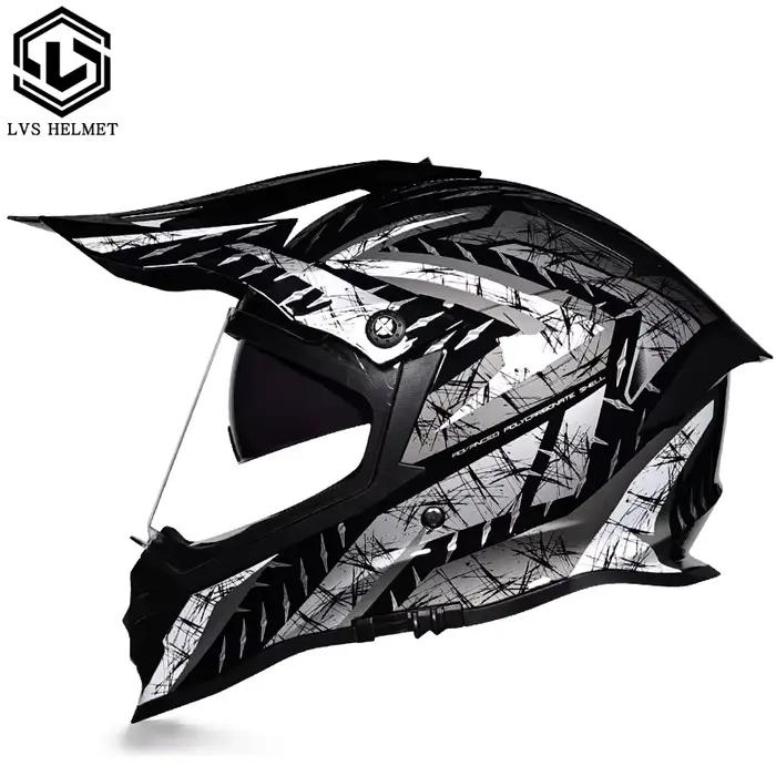 Nouveau casque de moto tout-terrain hommes et femmes casque de motocross intégral kask casque de des