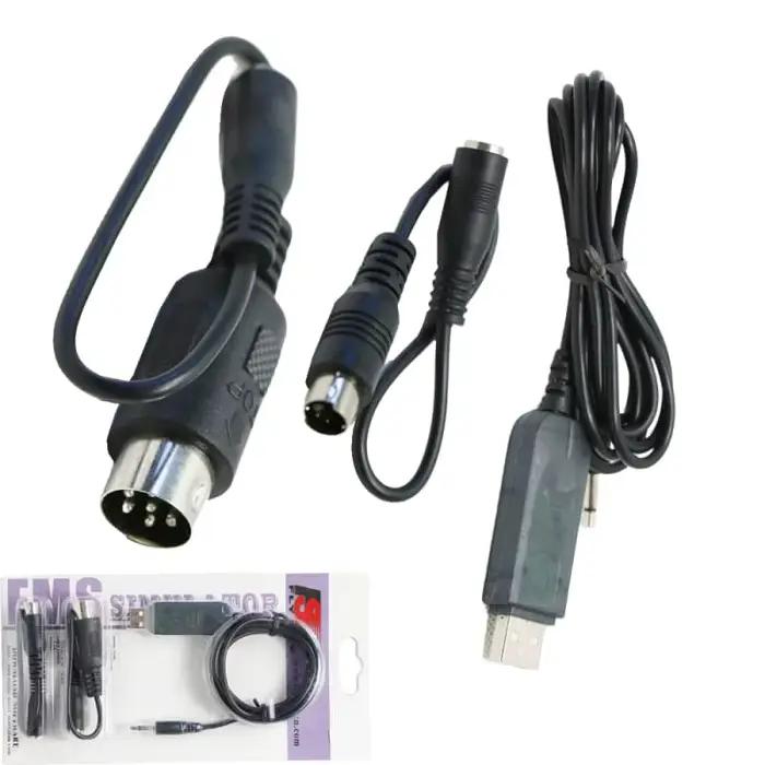 Flysky FS-SM100 RC simulateur de vol USB avec câble FMS pour transmetteur Radio FS-i6 i10 i6X FS-T6 
