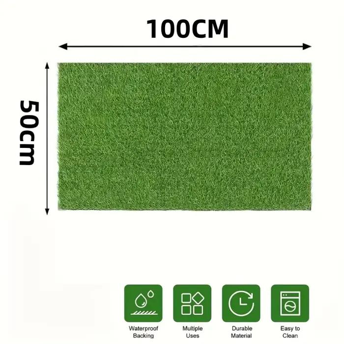 Tapis en gazon artificiel 100x50cm 200x50cm, pelouse de simulation, décoration de sol de jardin, cou