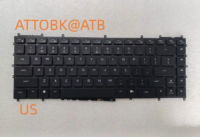 Clavier UK/US/AR/FR/JP/GE/LA pour ALIENWARE x15 R1 R2 X17 R1 R2 PK133042A01 05C5XP PK133042A