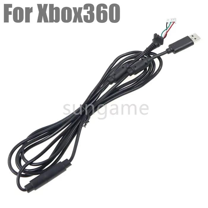 1 câble d'extension de manette de jeu filaire de remplacement pour Xbox 360, câble USB