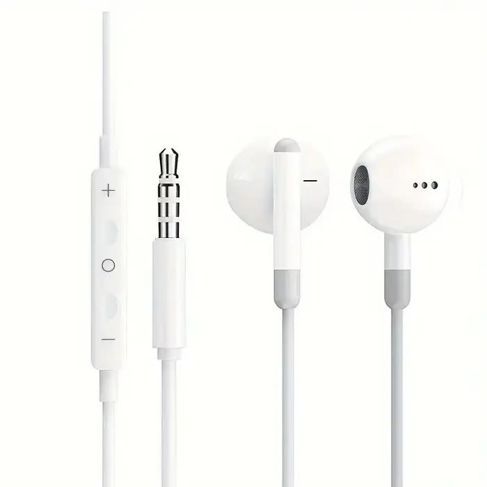 Écouteurs HIfi pour Apple iPhone 15 Pro Max demi-intra-auriculaires avec Microphone écouteur filaire