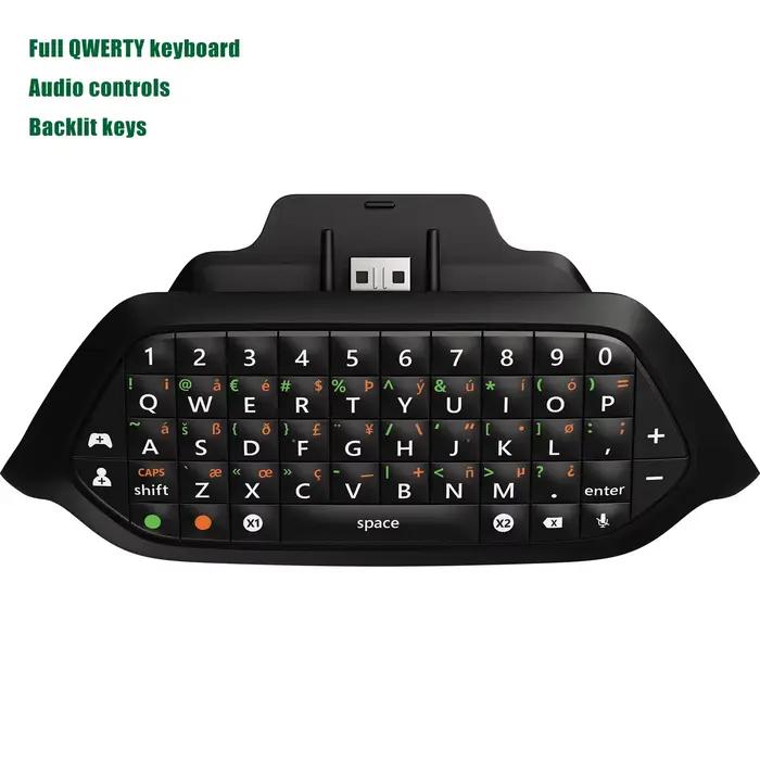 Clavier de chat pour jeux vidéo pour Xbox ONE Elite Series X | Manette sans fil S avec prise audio 3