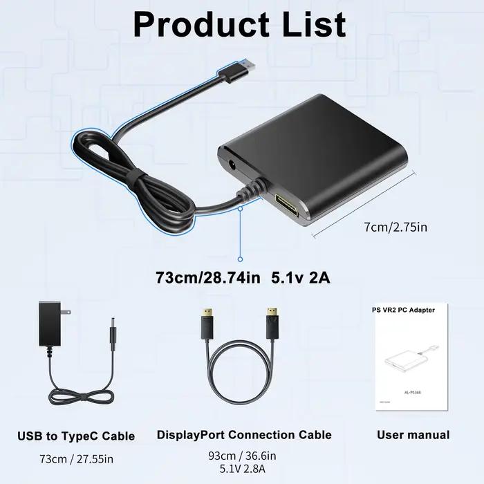 Adaptateur PC pour PS Vinter, adaptateur d'ordinateur pour console PS5, convertisseur PC Windows, ad