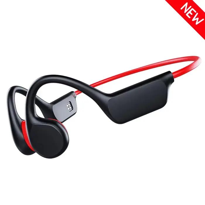 Casque à Conduction osseuse véritable IPX8 32GB Bluetooth 5.3 casque de natation sans fil avec Micro