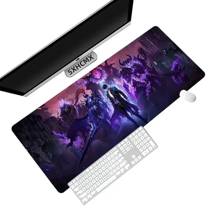 Tapis de souris de jeu Anime Solo nivellement grand tapis de bureau XXL accessoires d'ordinateur tap