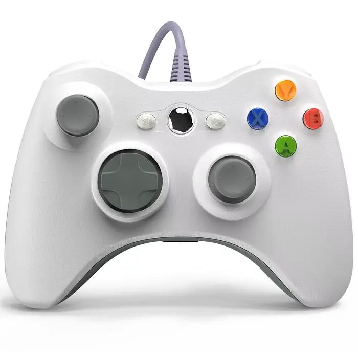 Manette de jeu filaire pour contrôleur de jeu Xbox 360 avec Turbo à double Vibration Compatible avec