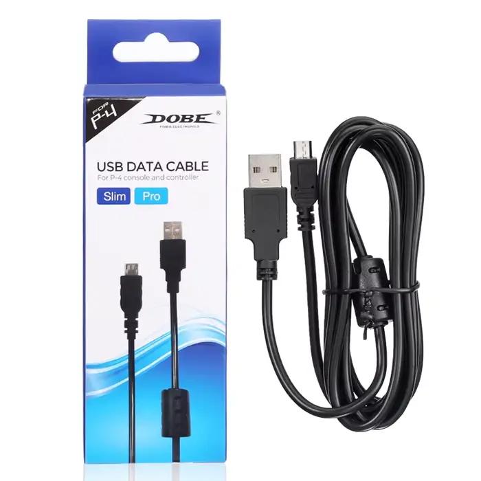 Câble de chargement de données pour PS4, câble de chargeur de Joystick, cordon d'alimentation pour P