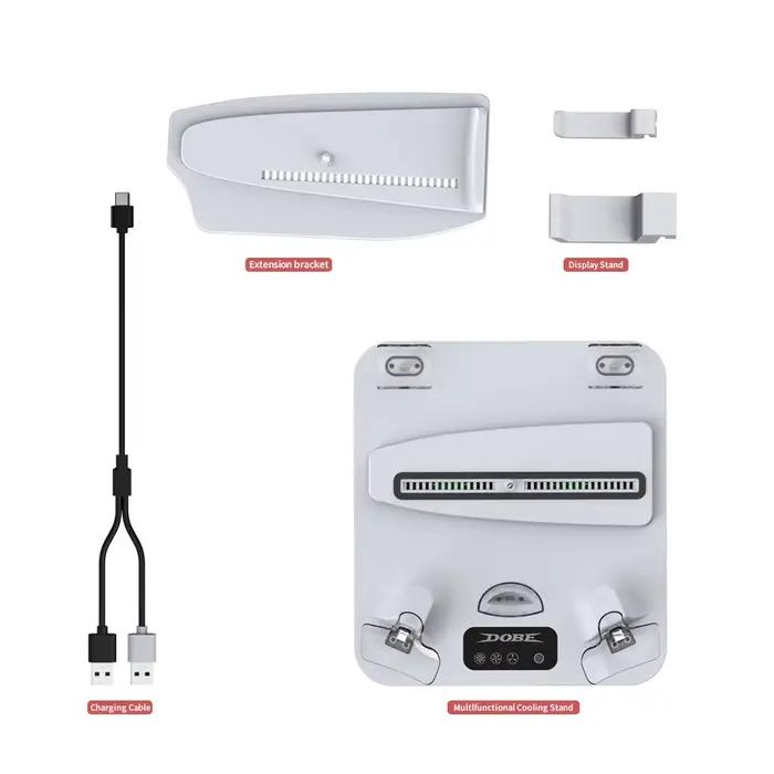 Support de refroidissement vertical avec station de chargeur de contrôleur, PS5 Pro, Playstation 5 E