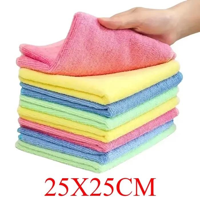 Paquet de 3/5/10/20 chiffons de nettoyage de qualité supérieure-serviettes en microfibre douce pour 