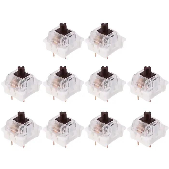 Pièces de rechange pour clavier mécanique cherry MX Gateron, 10 pièces, interrupteurs LED SMD, 3 bro