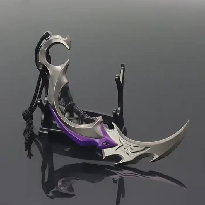Valorant arme mêlée Reaver karambit couteau 15cm jeu en métal périphérique katana samouraï épée lame