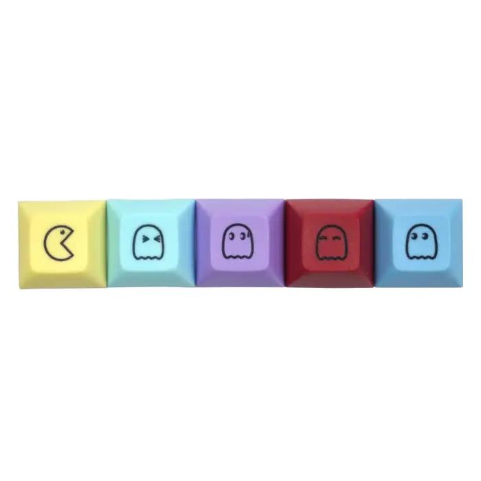 NPKC 5 pièces mignon émoticônes Keycaps OEM/DSA supplémentaire Keycap PBT touches pour clavier mécan
