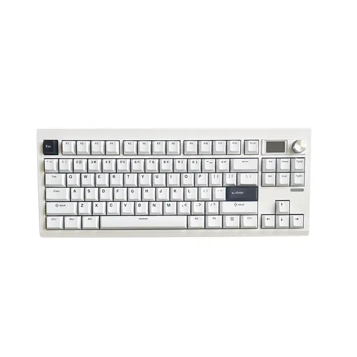 Clavier mécanique sans fil remplaçable à chaud, Bluetooth, écran d'affichage, bouton de volume loint