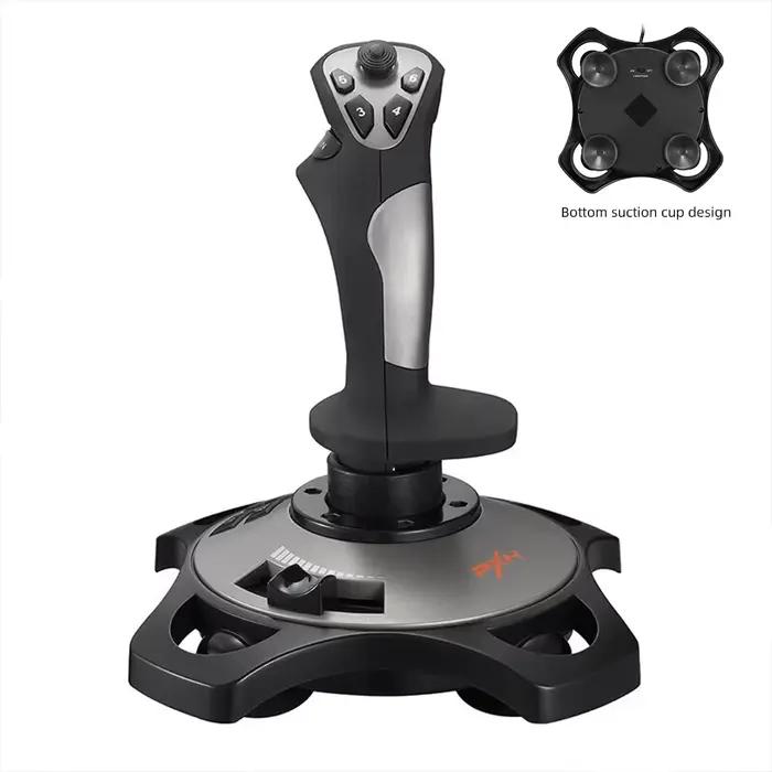 Contrôleur de vol simulé PXN-2113 PRO avec moteur intégré, compatible avec les jeux de vol sur PC
