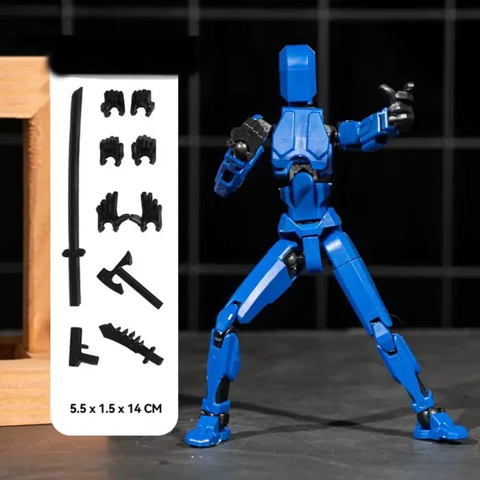 Titan 13 figurine multi-articulation poupée mobile 3D imprimé chanceux 13 figurine Robot enfants jou