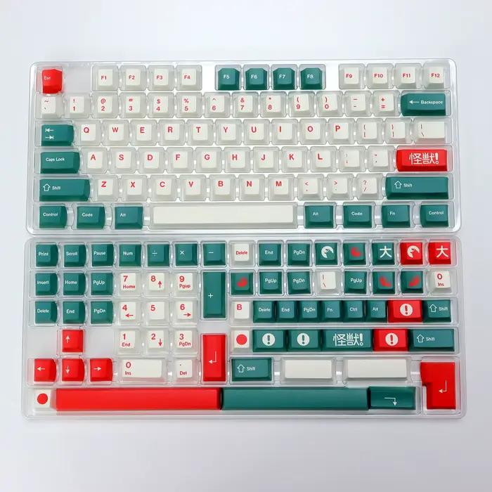 KBDiy Clone Retro GMK Kaiju Keycap Japanese PBT Cherry Profile ISO Keycaps personnalisés pour clavie