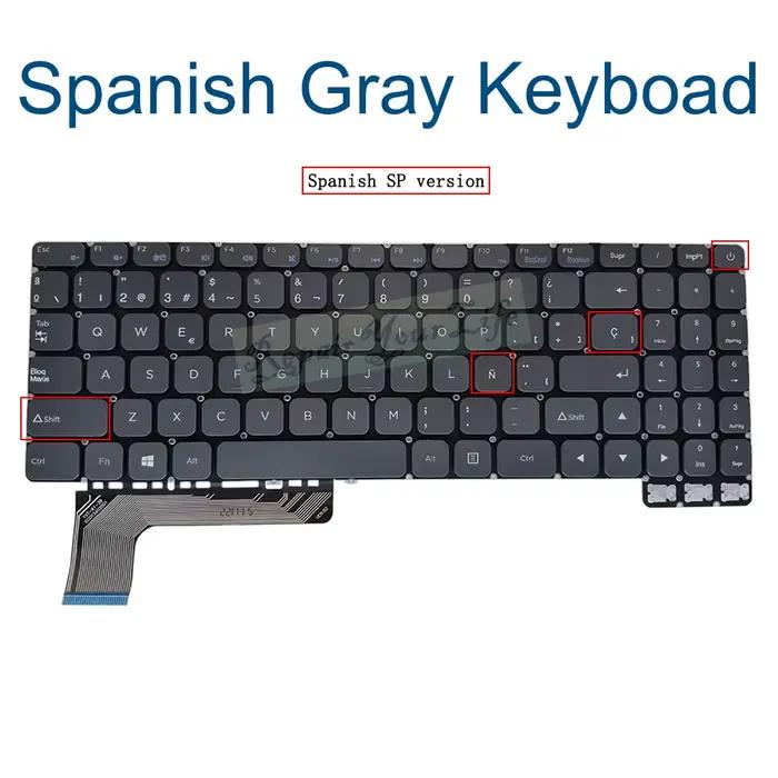 Clavier espagnol US SP ES pour Gateway GWTN156-11GN GWTN156-11MC GWTN156-11RD 11BK 11BL clavier d'or