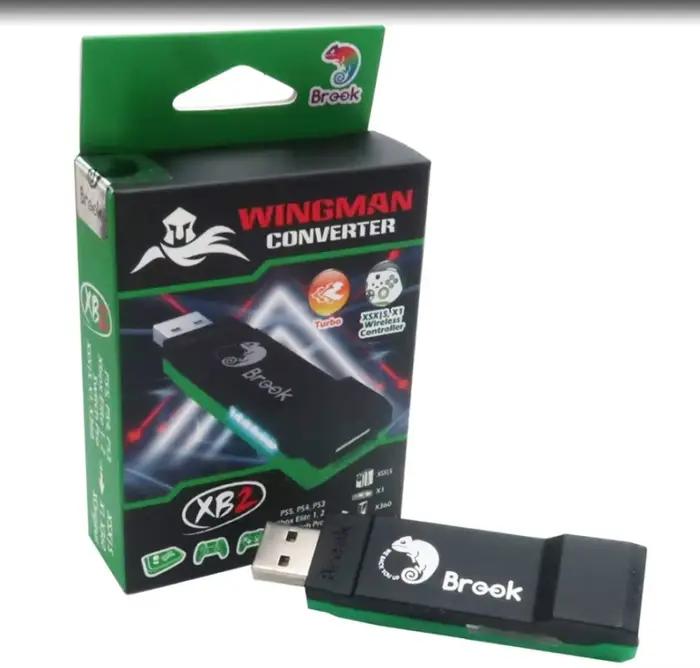 Convertisseur Brook Wingman XB2/XB3 sans fil ; adaptateur XB3 pour Xbox Series X/S, Xbox One et PC a