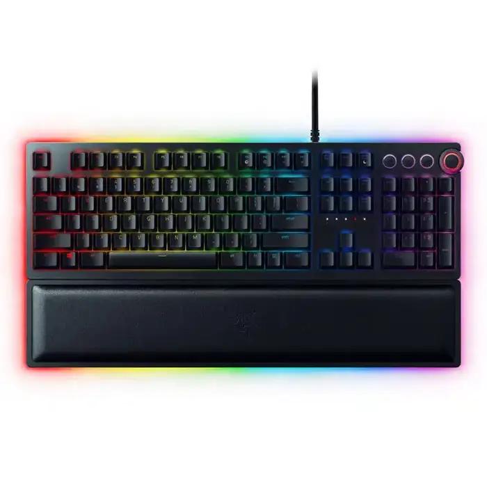 Razer Huntsman Elite clavier de jeu commutateurs optiquesChroma RGB repose-poignet magnétique action