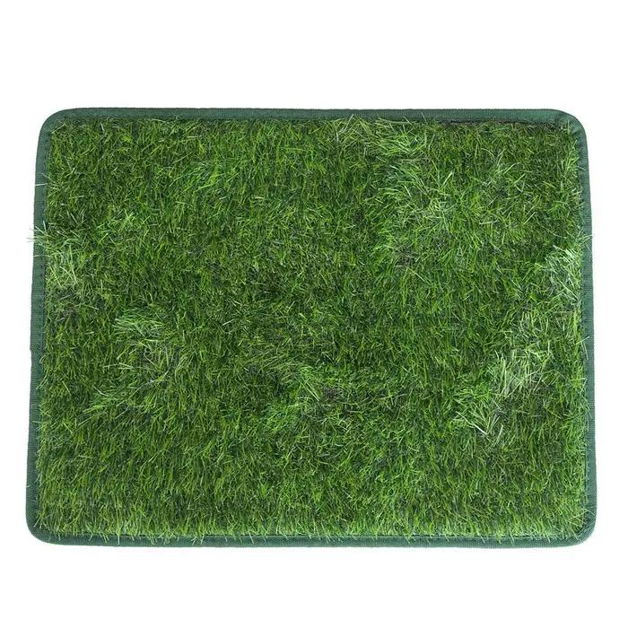 Tapis de toilette réutilisable pour chien : tapis en herbe artificielle pour chien, toilettes pour c