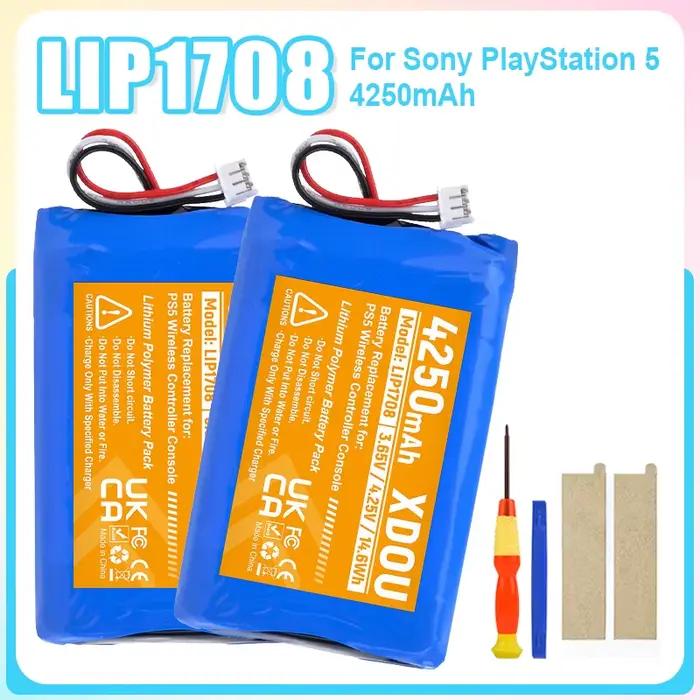 Mise à niveau vers 4250mAh batterie de contrôleur PS5 LIP1708 pour Sony ps5 PlayStation 5 batterie d