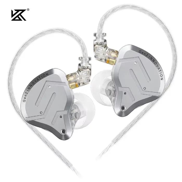 KZ-Écouteurs intra-auriculaires Zmersible Pro 2, 1BA + 1esse Hybrid Driver, oreillettes HiFi Bass, m