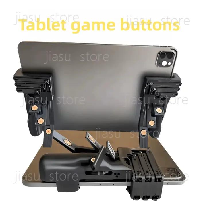 Manette de jeu 6 touches 8 doigts pour tablette iPad PUBG Mobile Boutons mécaniques pour Android San