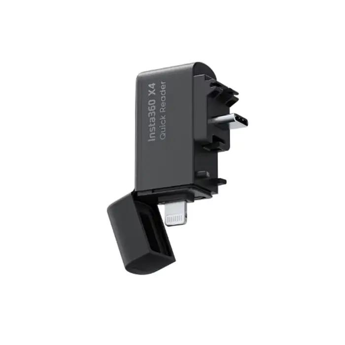 Lecteur rapide Insta360 X4, accessoires d'origine pour Android et iPhone, prend en charge USB 3.0 po