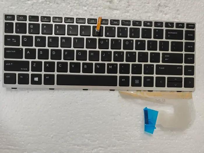 Nouveau pour HP Elitebook 745 G5 840 G5 846 G5 840 G6 ZBook 14u G5 14u G6 clavier américain avec cad