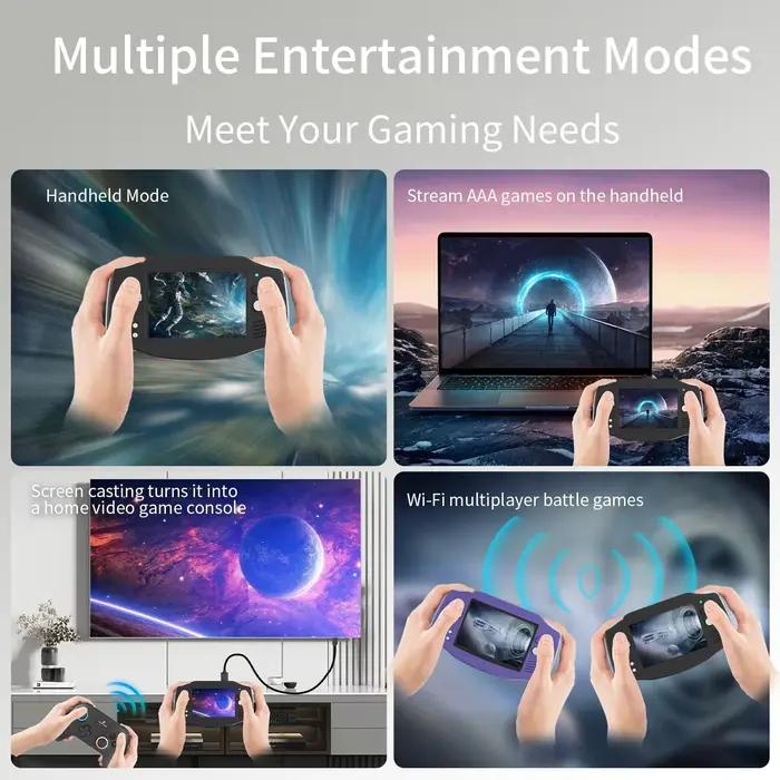 ANBERNIC RG 34XX RG34XX lecteur de jeu portable rétro consoles de jeux vidéo écran IPS 3.4 pouces 35