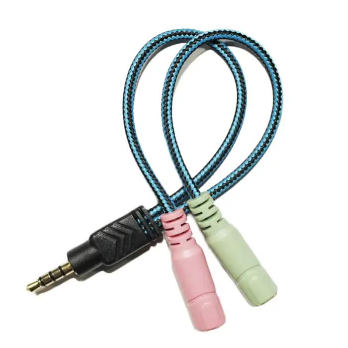 Casque de jeu stéréo basse avec micro, casque filaire pour PC, ordinateur, machine de jeu, joueur