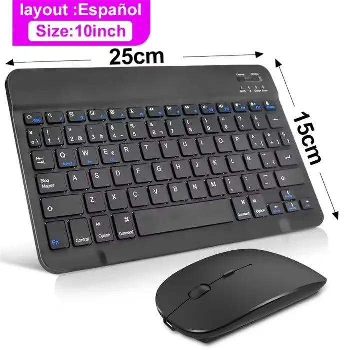2025 nouveau clavier sans fil Bluetooth souris pour IOS Android Windows tablette pour iPad Mini Pro 
