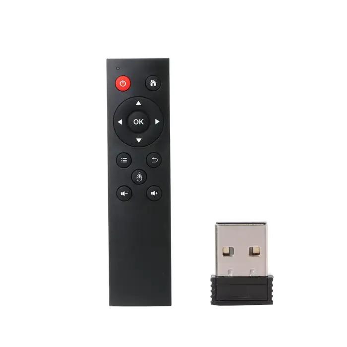 Télécommande Air Mouse 2.4G avec récepteur USB, pour boîtier Smart TV Android, PC