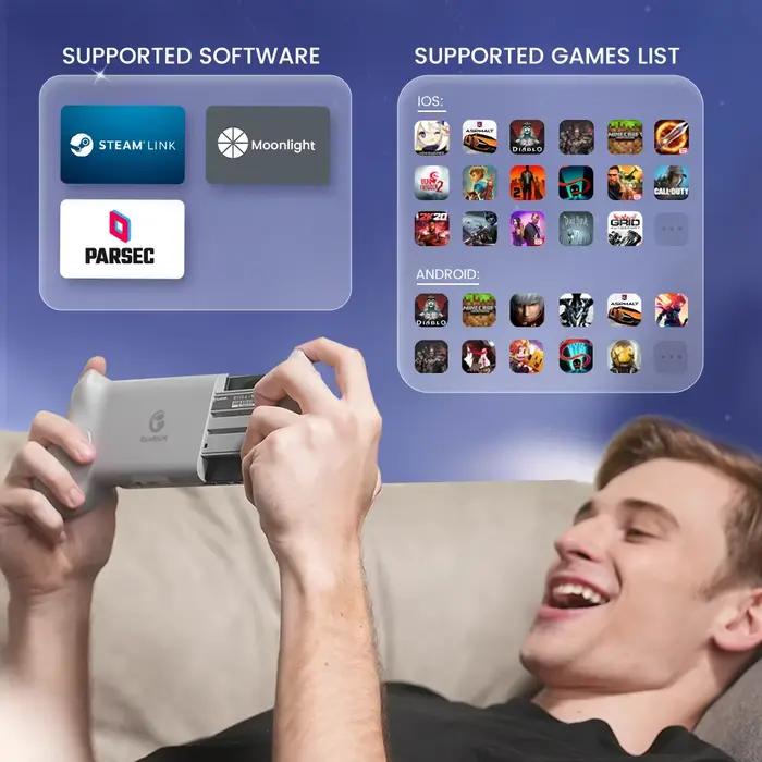 GameSir G8 téléphone portable manette de jeu effet Hall contrôleur de jeu pour iPhone 15 téléphone p