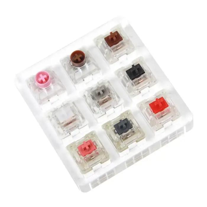Kailh Gateron JWK – testeur d'encre de Jade, 9, 12, 16 touches MX Swicth, outil de test d'arbre de P