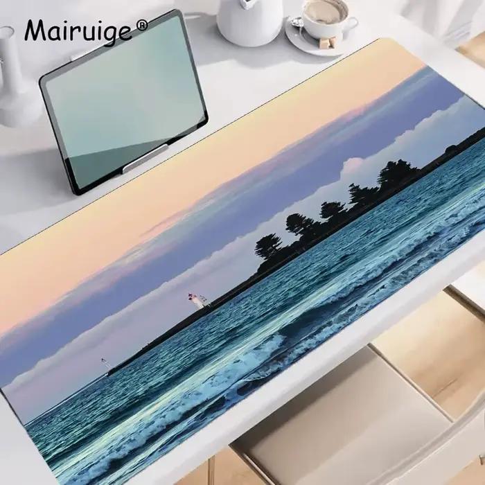 Tapis de jeu Seaside Lighthouse, tapis de souris étendu, accessoires PC, tapis de bureau, tapis de s