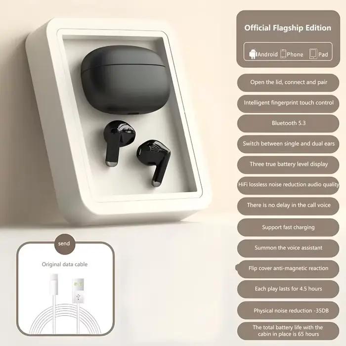Bluetooth Wireless Headset Sleek Design Superior Sound Quality Long Battery Life Comfortable Fit for